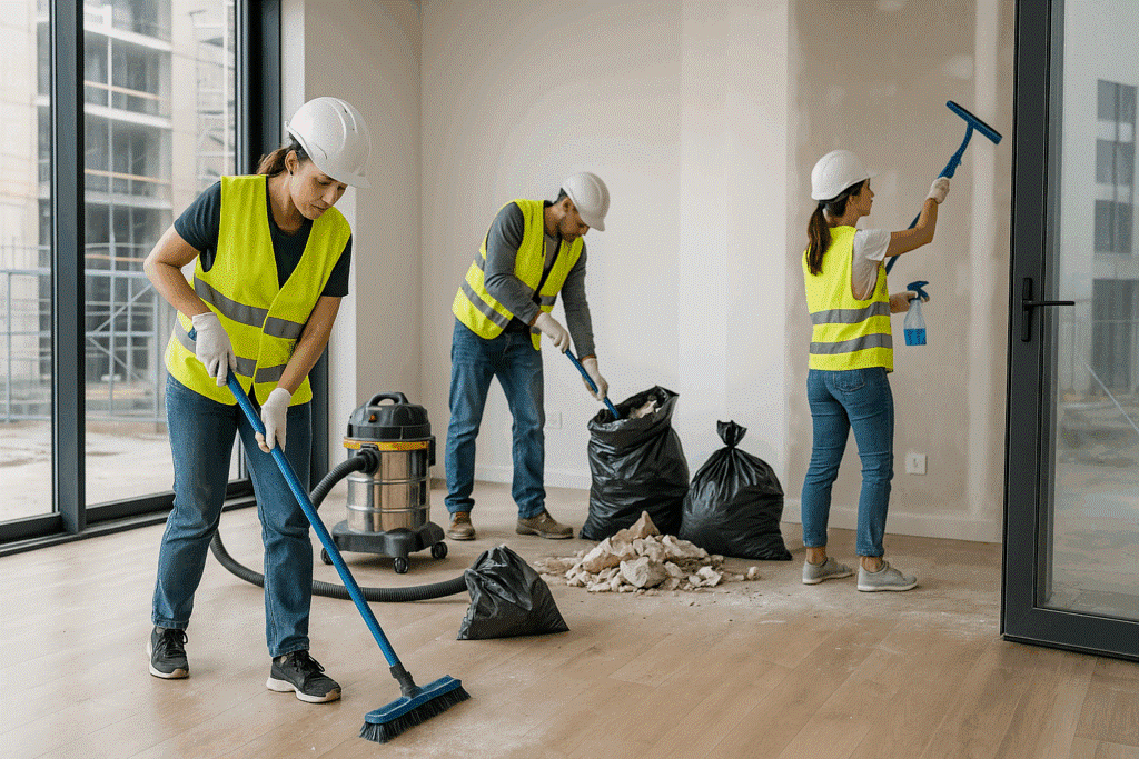 nettoyage professionnel après chantier